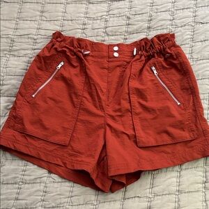 Calia Rust Elastic Waist Shorts